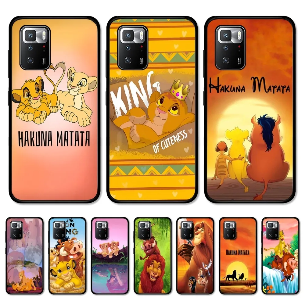 K-King L-Lion S-Simba Phone Case For Redmi Note 4 X 5 A 6 7 8 T 9 9S 10 11 11S 11Epro Poco M3 Pro