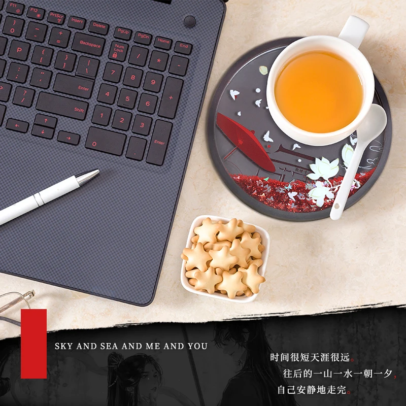 Аниме Tian Guan Ci Fu Hua Cheng Xie Lian акрил Quicand Shake Fighter Coaster аксессуары для косплея