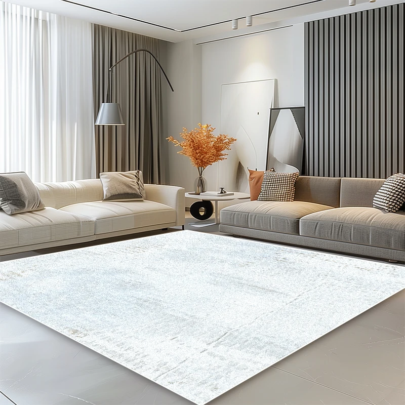 

Декоративный ковер белый