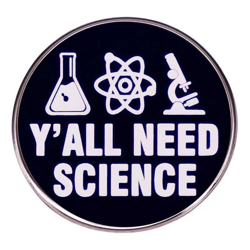 Наука похожа на волшебные но реальные броши значок лацкан булавки из твердого