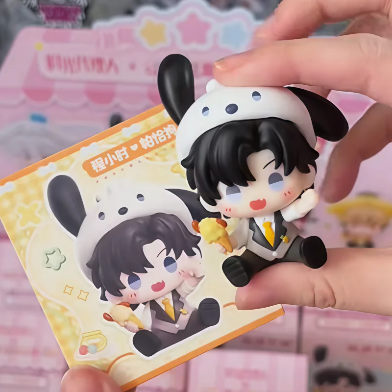 Фото Набор мини-фигурок Link Click X Sanrio Sweet Moments Series: милые аниме-персонажи, украшения для рабочего стола, модели-игрушки, сюрприз, подарок на день рождения №3