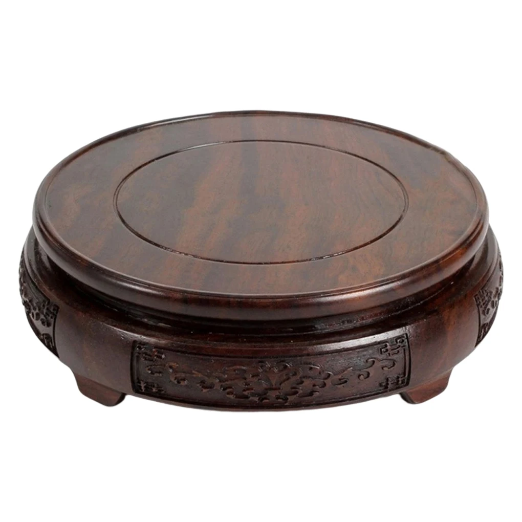 

Ebony Base Wooden Stable Craftwork Solid Color Eco Friendly Home Accessory