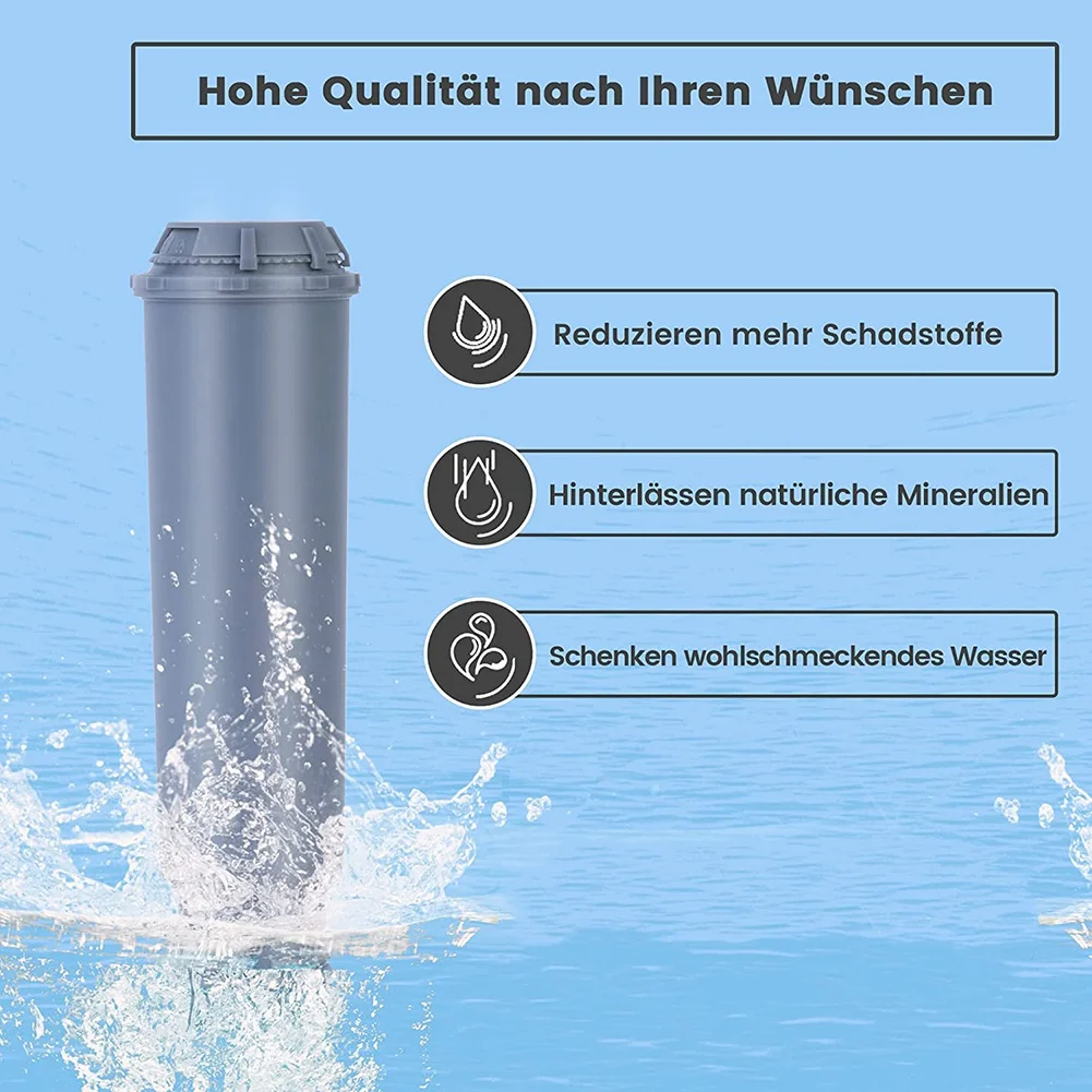 3Pcs Coffee Machine Water Filter Cartridges for Melitta Krups Claris F088 Nivona Automatic Machines