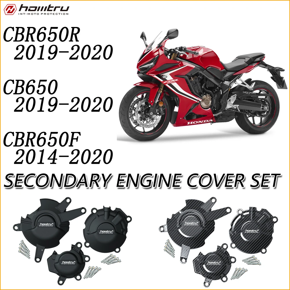 

CBR650 Motorcycles Engine Cover For HONDA CBR650F 2014-2020 CBR650R CB650 2019-2020 secondary enginecover set Protection