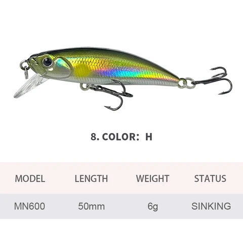 Тонущий воблер Micro Minnow 5 см 6 г MN600