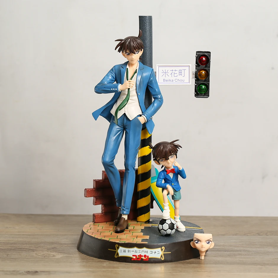 

Shinichi Kudo & Conan Edogawa Detective Conan Decoration Figure Collection Toy Birthday Gift Doll