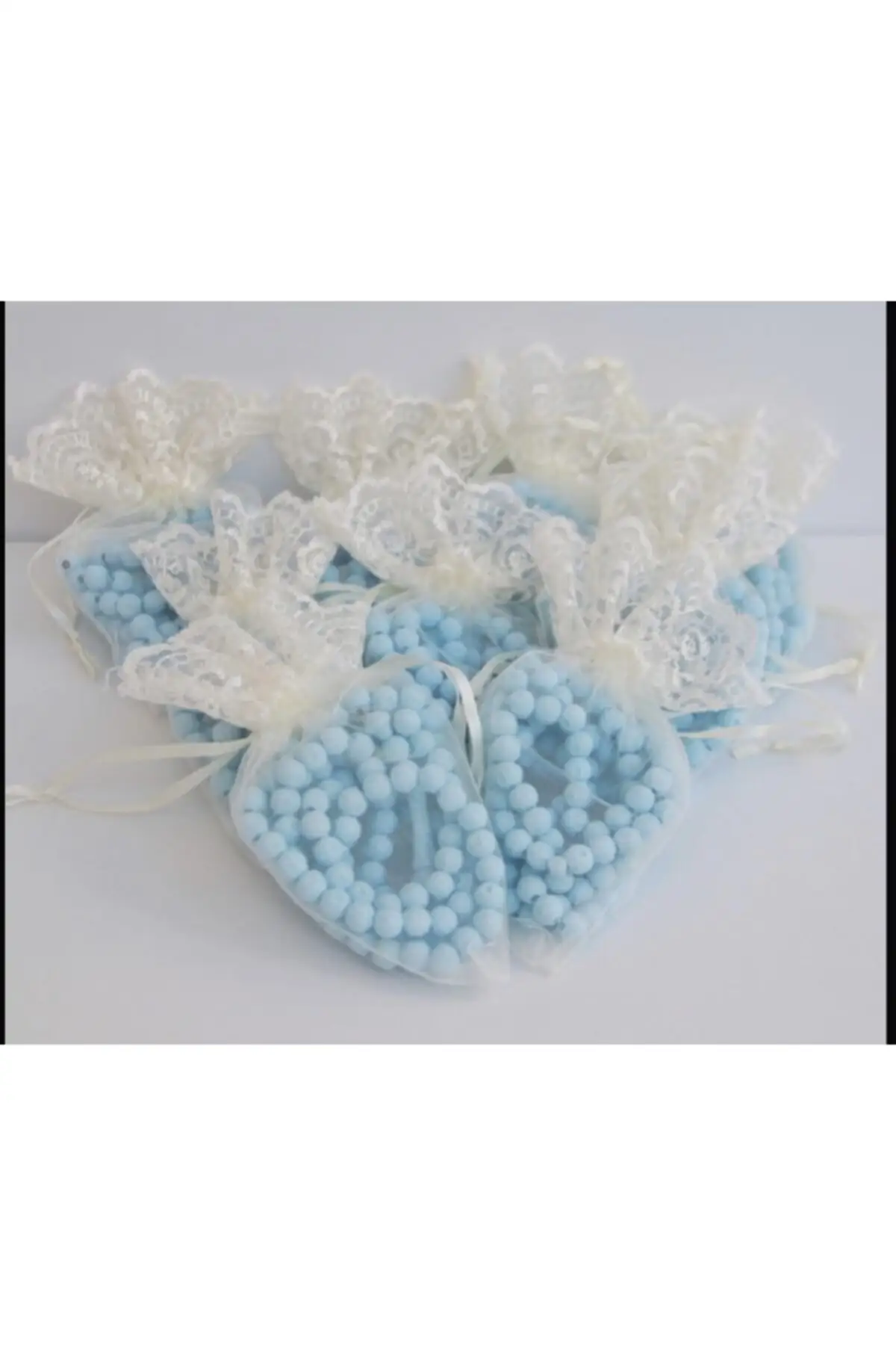 

Organza Ruched Triangle Cookie Pouch wedding Candy henna Sac 12li Package Cream Color wedding bride mariage henna