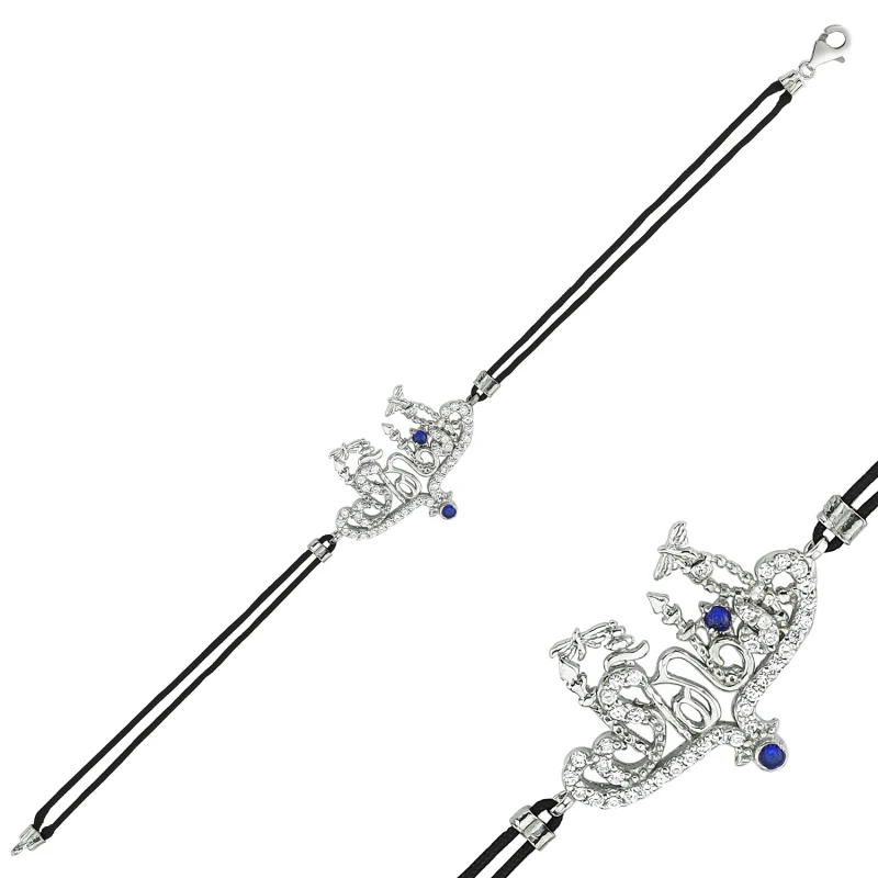 

Silver 925 Sterling Istanbul Drawstring Bracelet