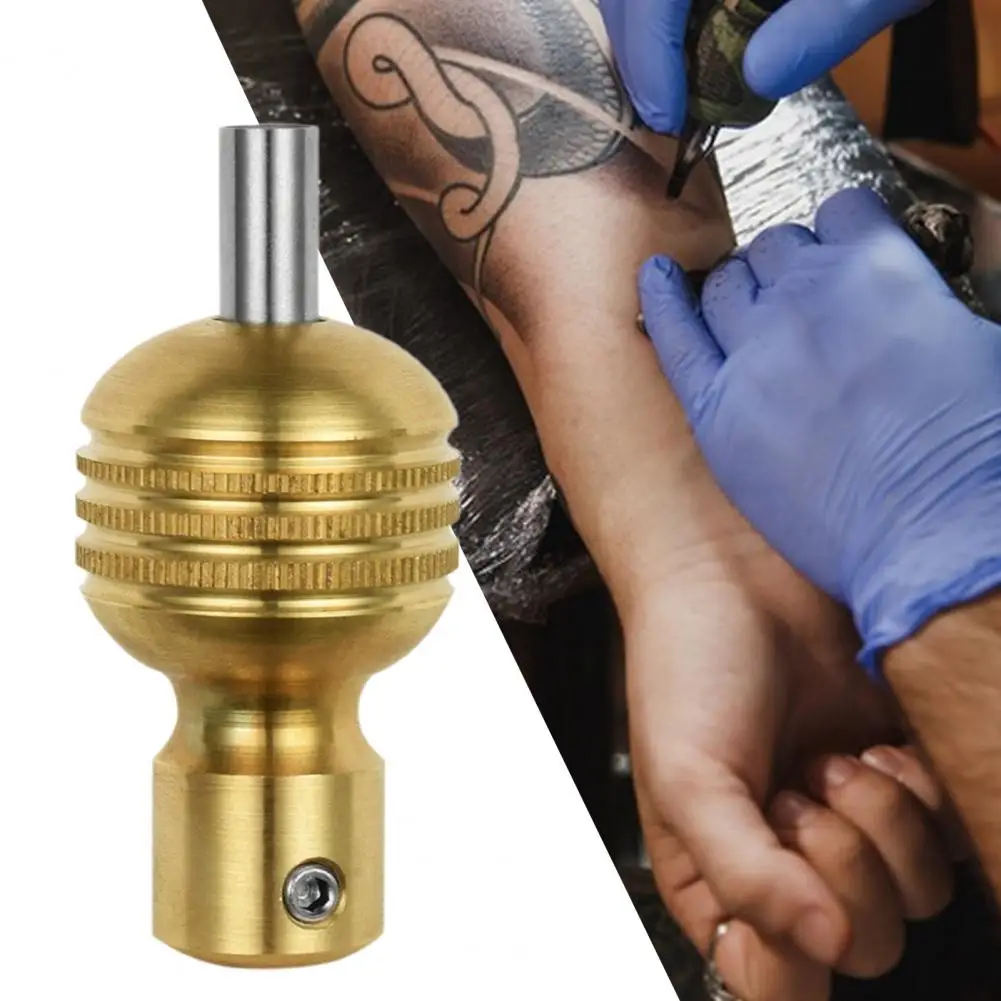 

Трубка для татуировки, практичная ручка из нержавеющей стали для татуировки с самоблокировкой, полезный инструмент для боди-арта, ручка для...