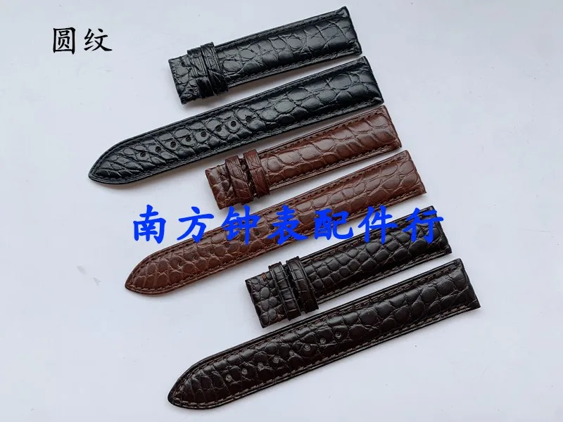 

Watch strap accessories Round crocodile leather leather bracelet Men's and women's straps 16/18/19/20/21/22mm