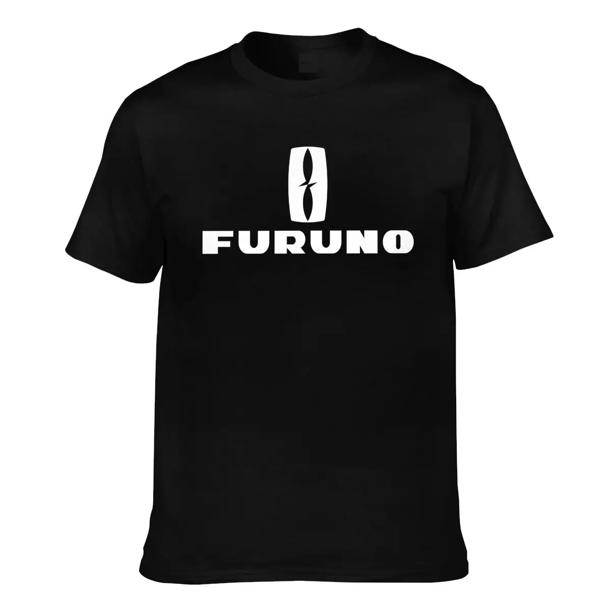 

Furuno Logo Men Cotton T Shirt Summer Tops T-Shirt Bigger Size Homme Black T-shirt