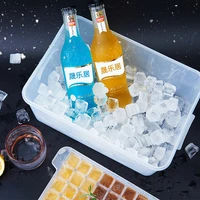 24 grid summer 3d ice molds pp plastic mold ice tray home bar party ice cubes holes food grade molds diy moulds kitchen gadgets