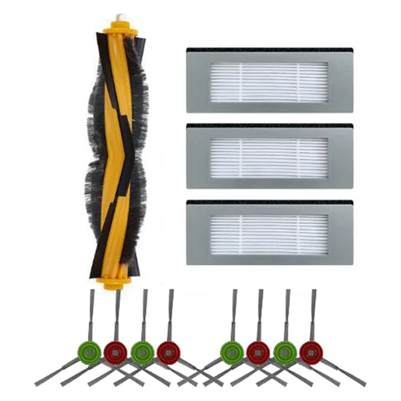 

Новинка Для Ecovacs Deebot OZMO N7 N8 + T5 T9 920 950 Yeedi 2 гибридная роликовая основная боковая щетка детали фильтра НЕРА