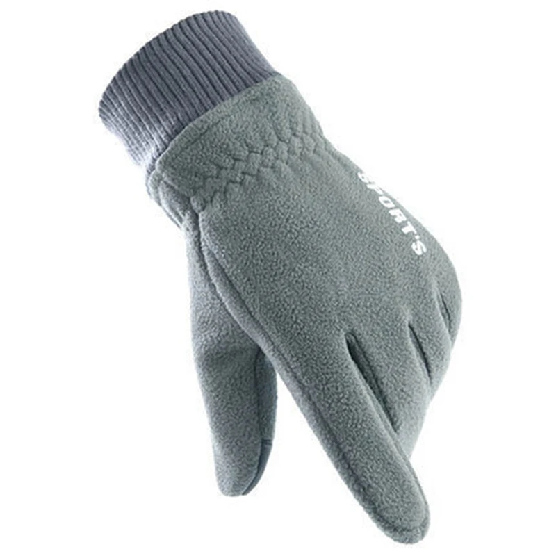 

Winter Windproof Cycling Gloves Internal Plush Keep Warm Anti-Slip Skin-Friendly Waterproof Soft Outdoor Unisex