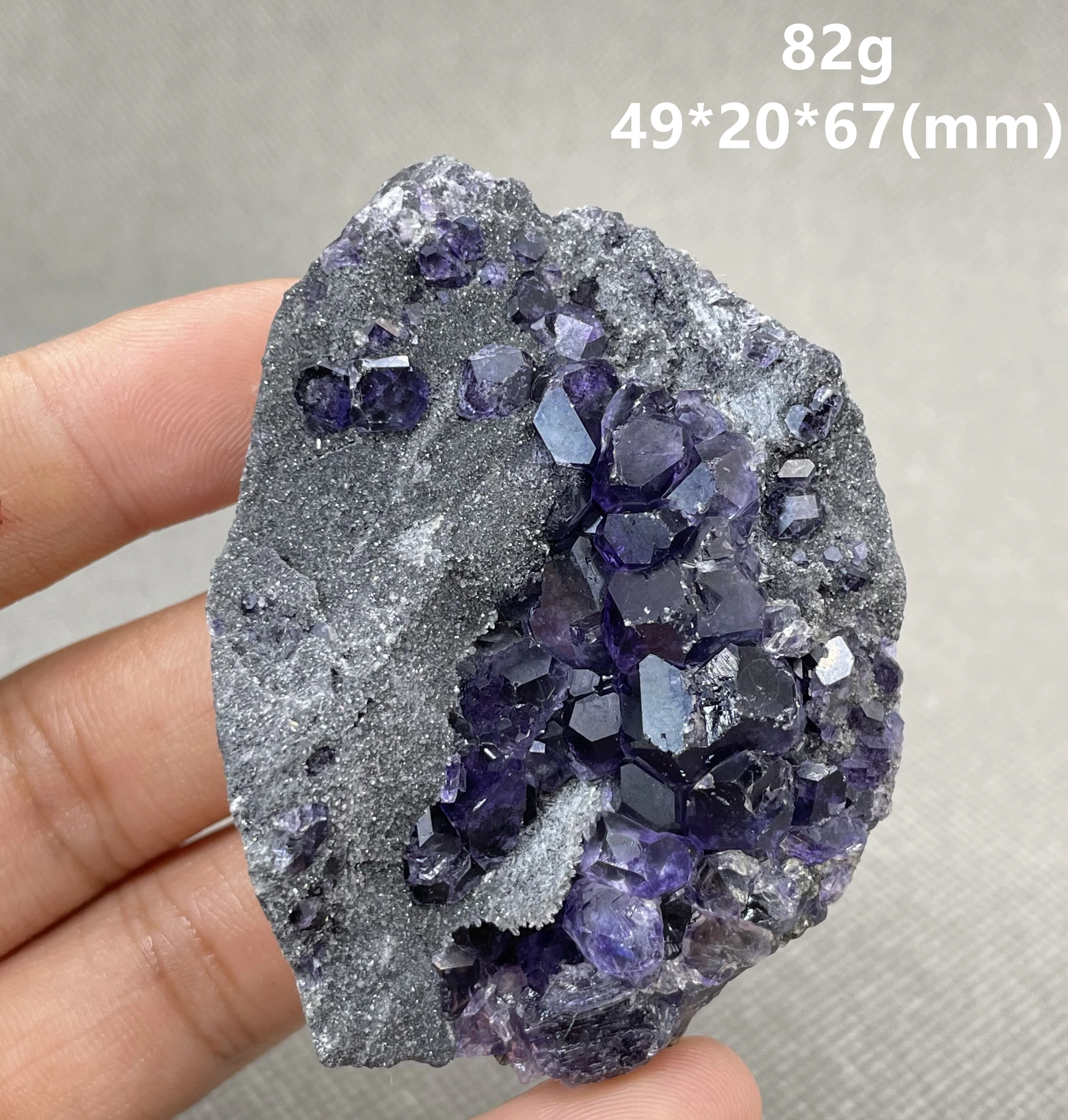 NEW! BEST! 100% Natural Polyhedral Tanzanite blue Purple fluorite cluster mineral specimens Gem level Stones and crystals