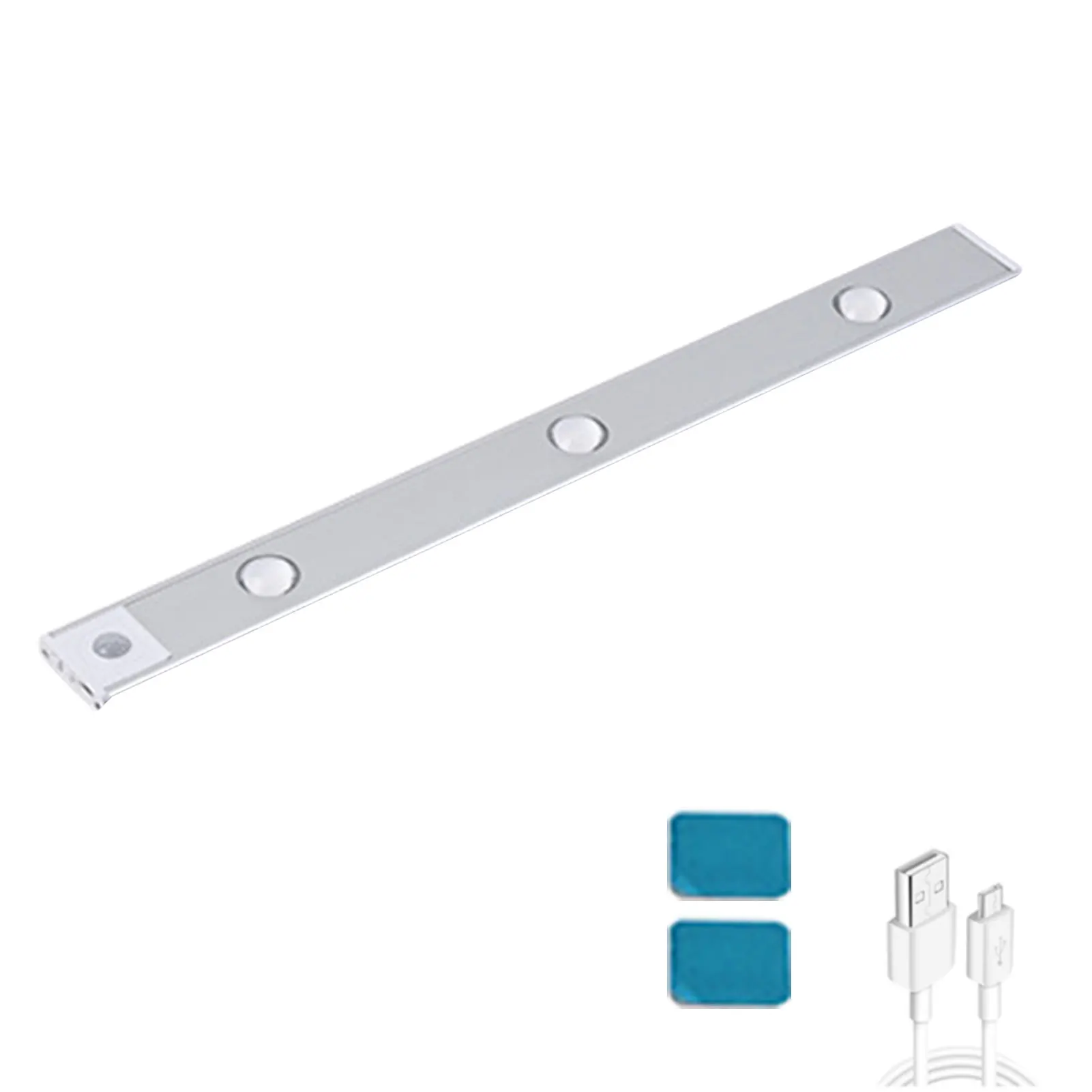 

Dimmable LED Light Bar Motion Sensor USB Rechargeable Magnetic 3 Color Modes Lamp Kitchen Eye Caring Wardrobe Ultra Thin Bedroom