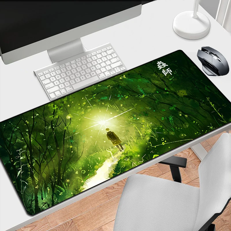 Mousepad Gamer Keyboard Desk Mat Gaming Mats Mause Pads Large Xxl Anime Ginko Mushishi Mouse Pad Computer Desks Pc Accessories images - 6