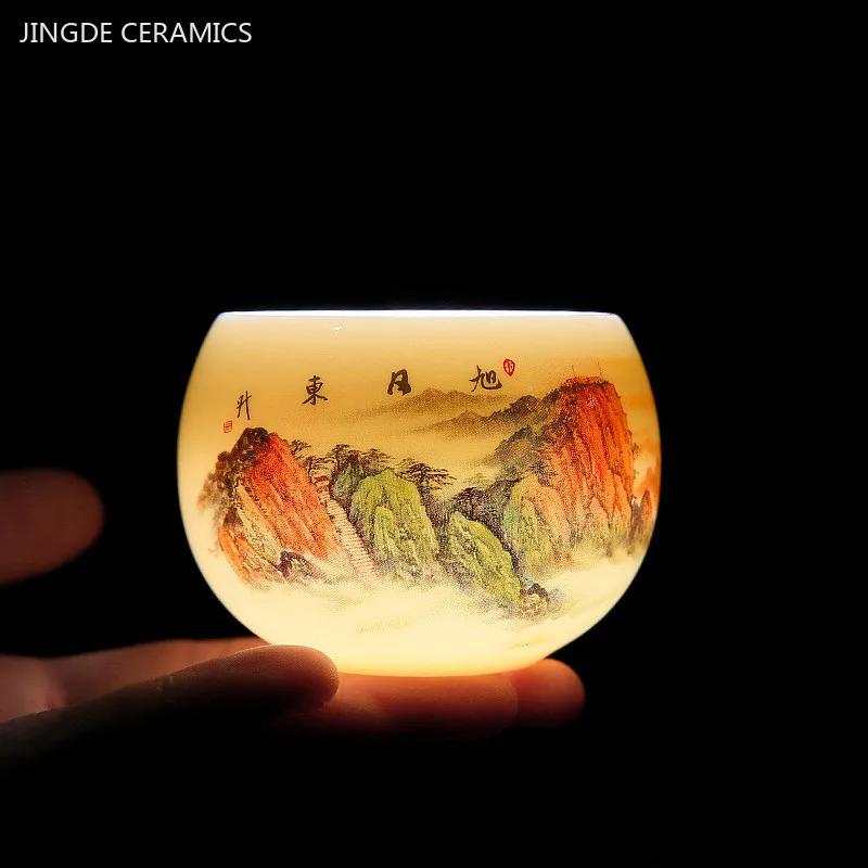 1 шт. чайная чашка из белого фарфора