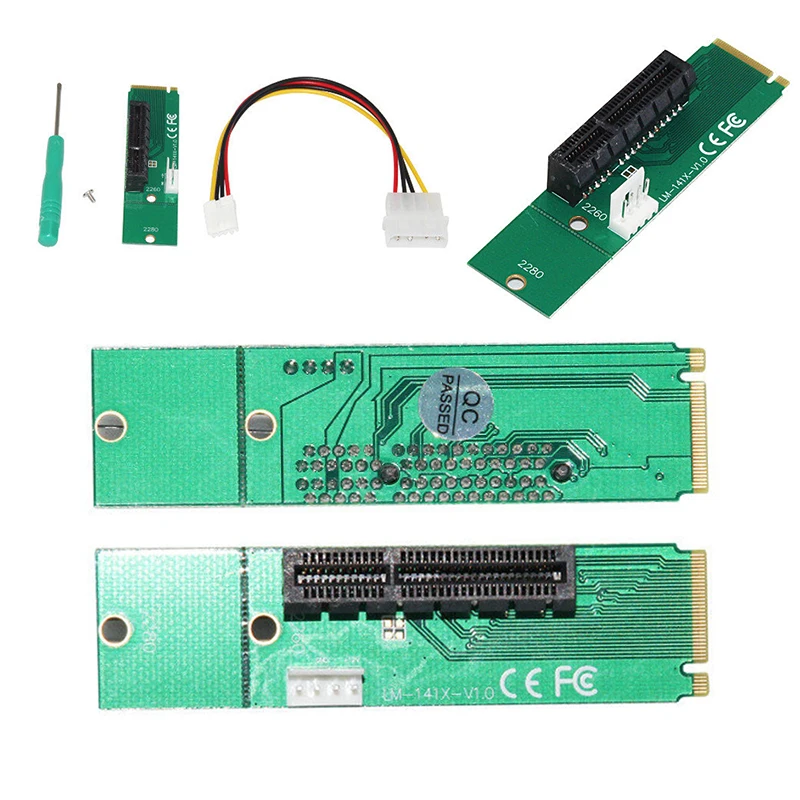 

Centechia Новый переходник карты NGFF M.2 к PCI-E 4x слот, конвертер M2 в PCIE X4 для майнинга биткоинов Litecoin