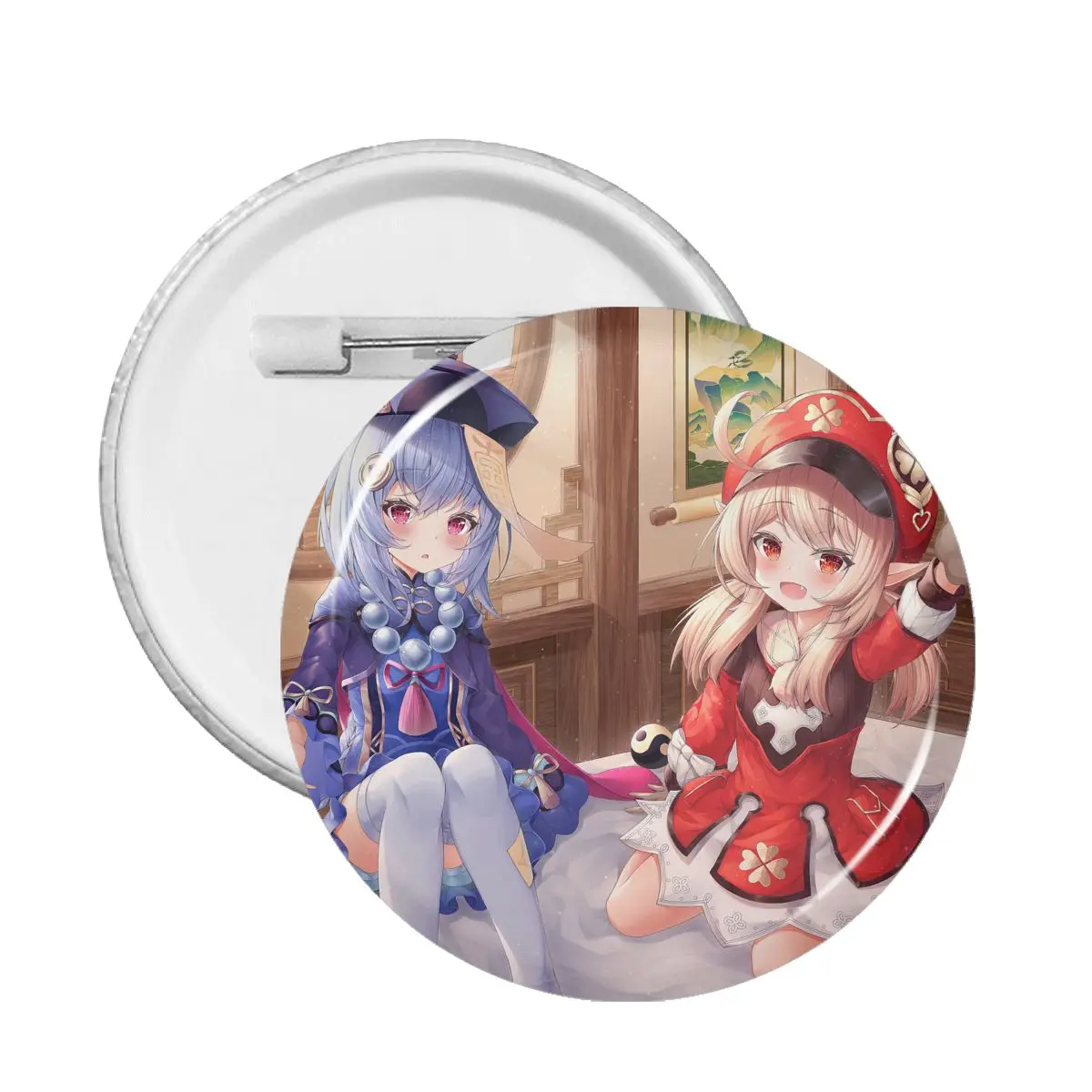 

Qiqi Klee Genshin Impact Acg Badges Anime Cute Brooches for Backpack Birthday Soft Button Pins Fashion Gift Clothes Accessories