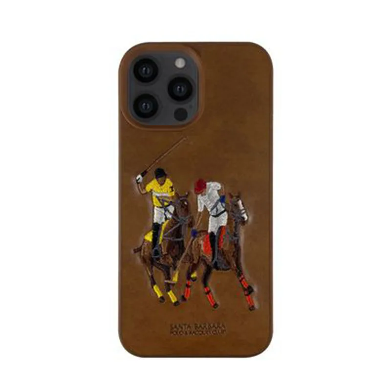 

Классический чехол POLO с вышивкой для Apple iPhone 13 Pro Max роскошный двойной 3D деловой чехол