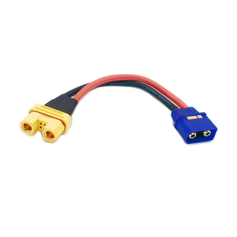 

1 шт., штекер-гнездо AS150U, кабель адаптера, конверсионный провод 8AWG 20 см для батареи Lipo UAV RC для сельского хозяйства