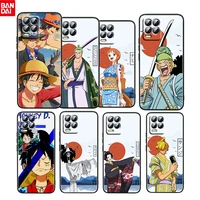 hot anime one piece boys for oppo realme gt neo master edition 9i 8 7 pro c21s narzo 30 5g tpu soft black phone case cover coque