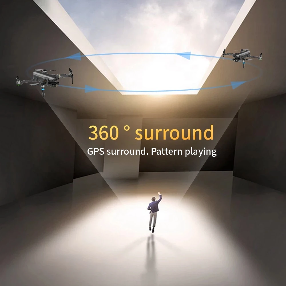 Лучший Кай One Pro GPS Дрон 8K 3-осевой карданный подвес профессиональная камера 5G WIFI FPV