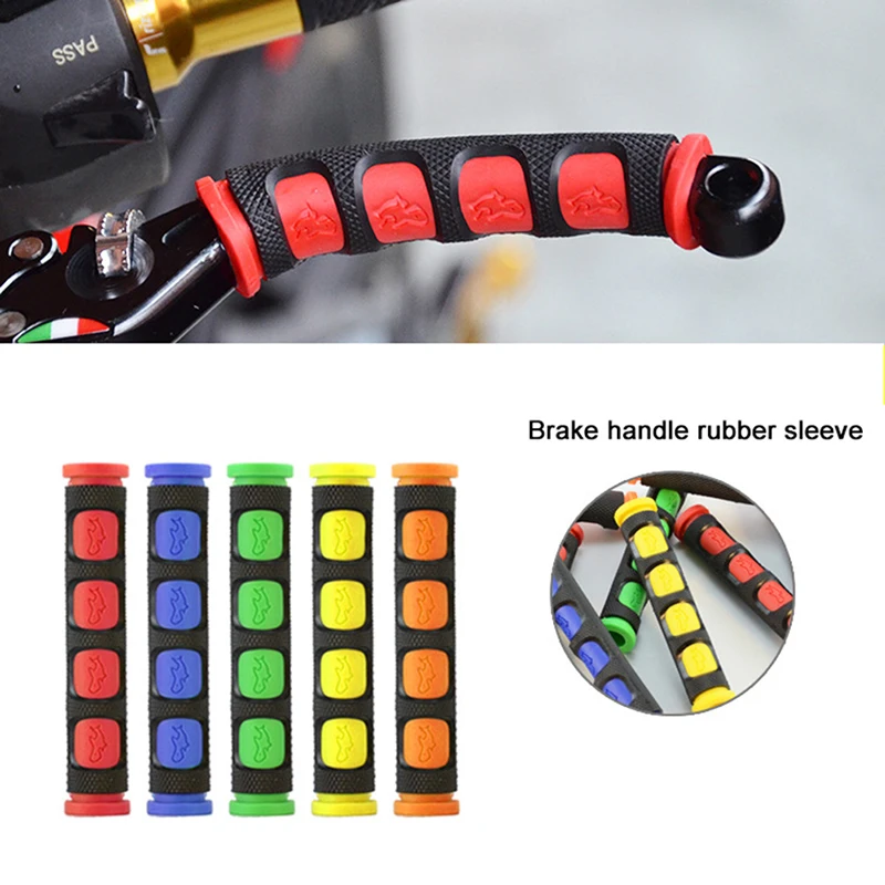 

Soft Anti-Slip durable Brake Handle Environmental Glue Sleeve Motorcycle Protection Cover Protective Handlebar Accessories