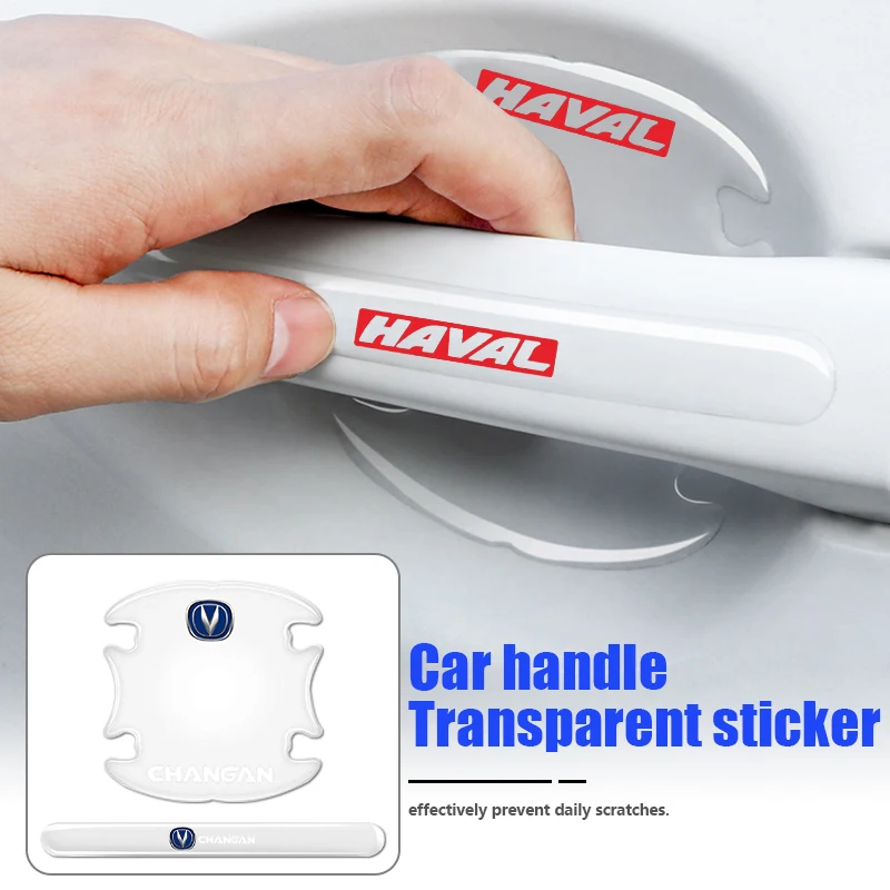 8 шт. прозрачная защитная пленка на ручку дверной ручки для Mitsubishi Mirage Lancer ASX Xpander