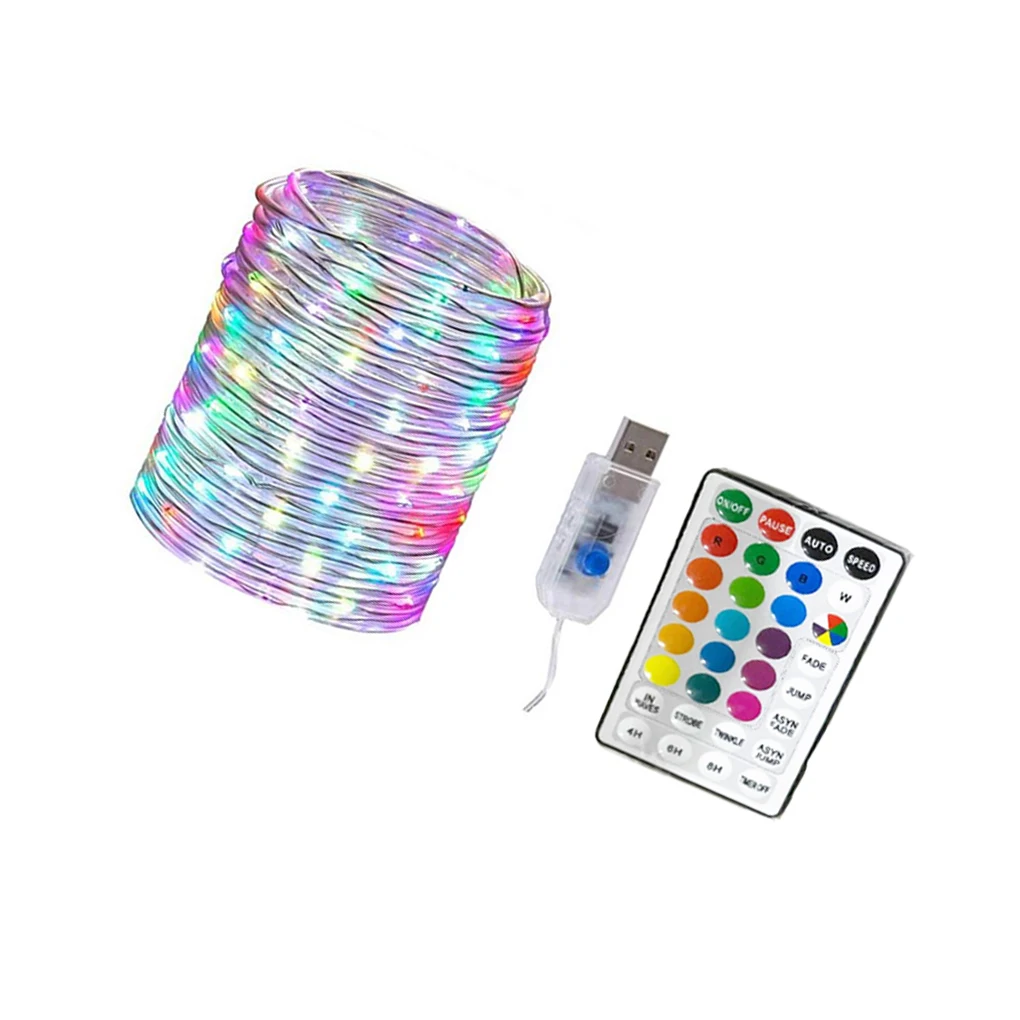 

100 LEDs Rope Lights Backdrop String Light DIY Wide Application Lamp