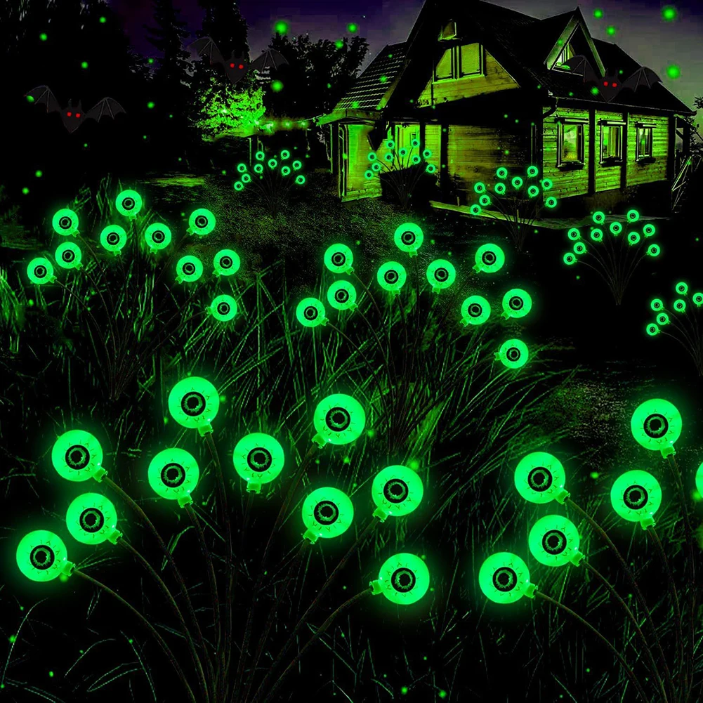 

Halloween Ground Lights With Eyeball Shape Stylish Garden Decorative Lamp For Porch Courtyards