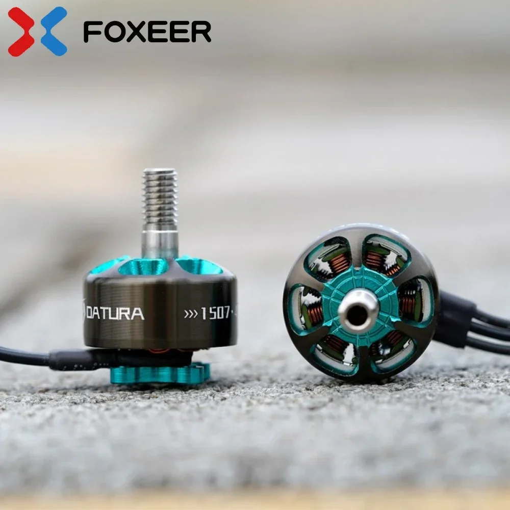 Foxeer Datura 1507 4150KV 2750KV 4-6S бесщеточный двигатель совместимый с 3-5-дюймовым пропеллером