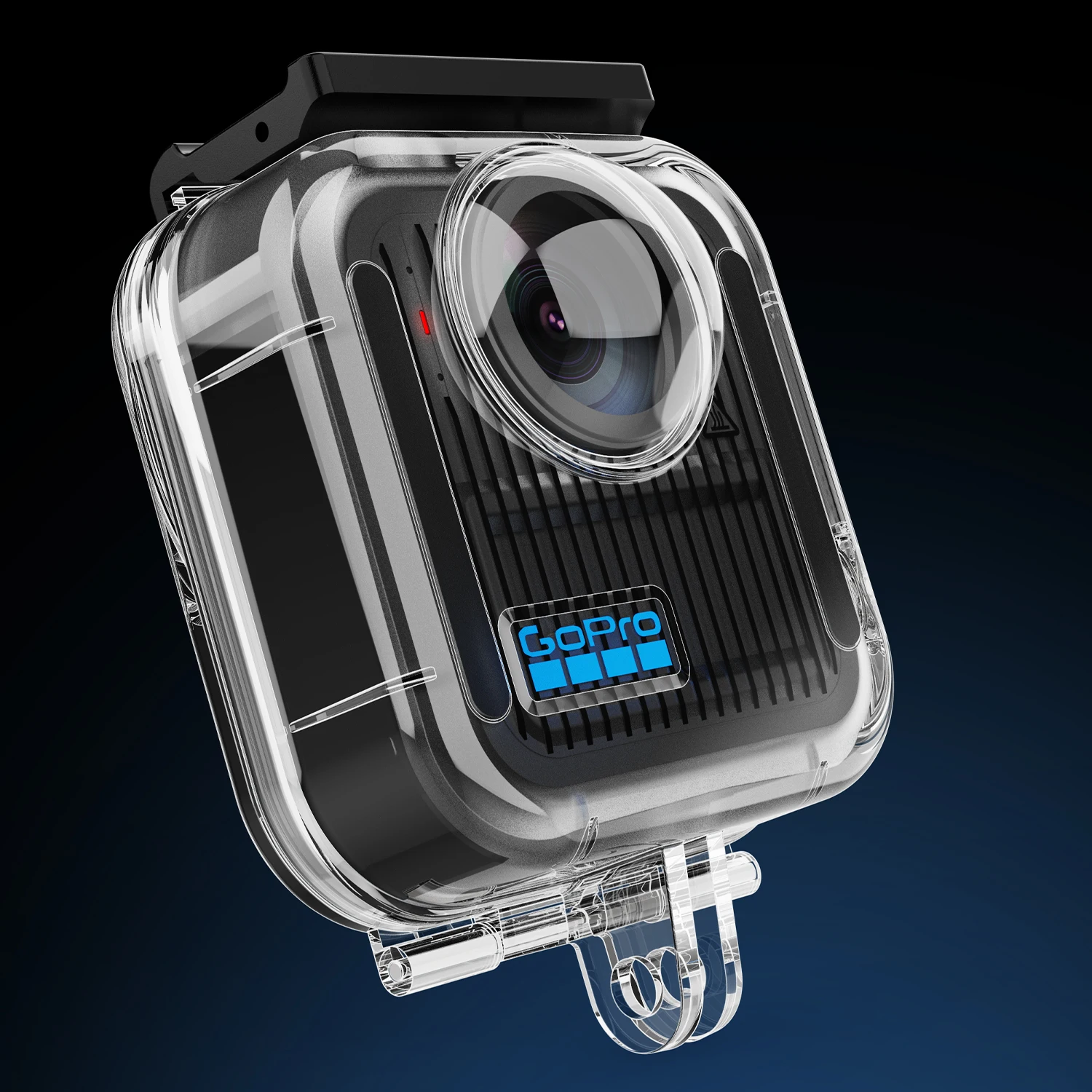 Фото Для GoPro Max 2, невидимый защитный чехол для дайвинга, водные виды спорта, специальный аксессуар, водонепроницаемый чехол №5