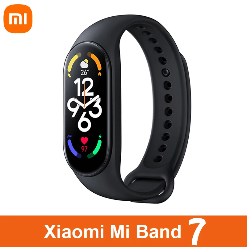

Xiaomi Mi Band 7 Global Smart Bracelet 6Color AMOLED Screen Miband 7 Blood Oxygen Fitness Traker Bluetooth Waterproof Smart Band