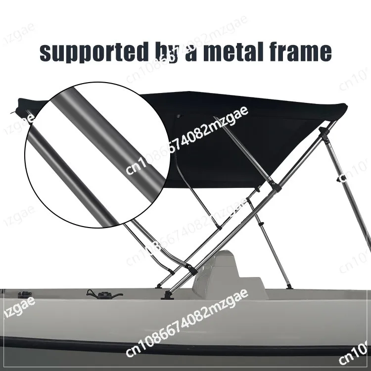 HOMFUL алюминиевая трубка для лодки палатка с навесом верхняя часть из ПВХ на