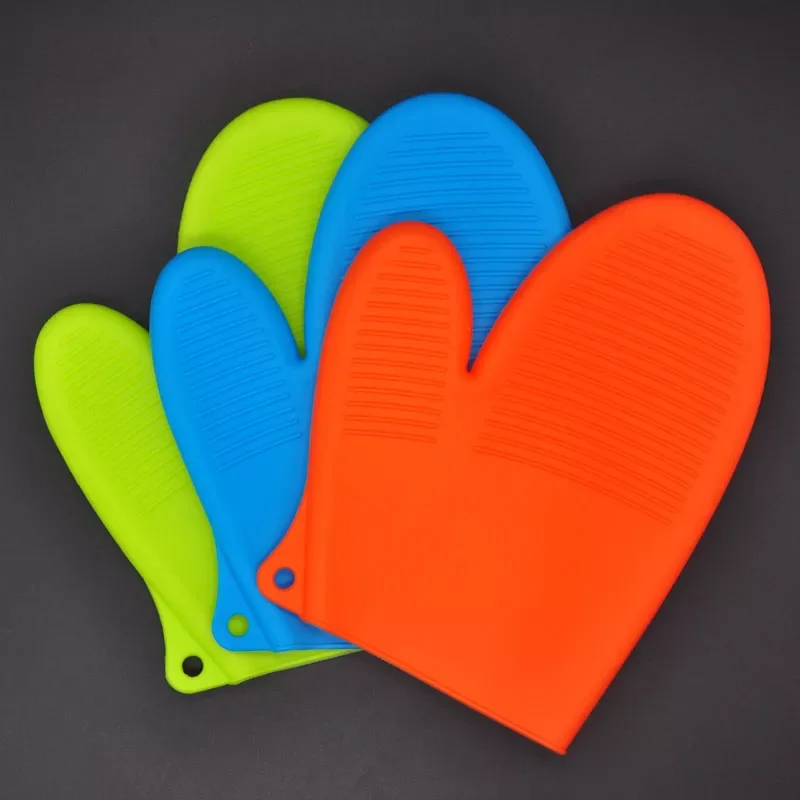 

2022 Gloves Oven Mitts Anti-slip Pot Holder Baking BBQ Cooking Tools Kitchen Accessories -25