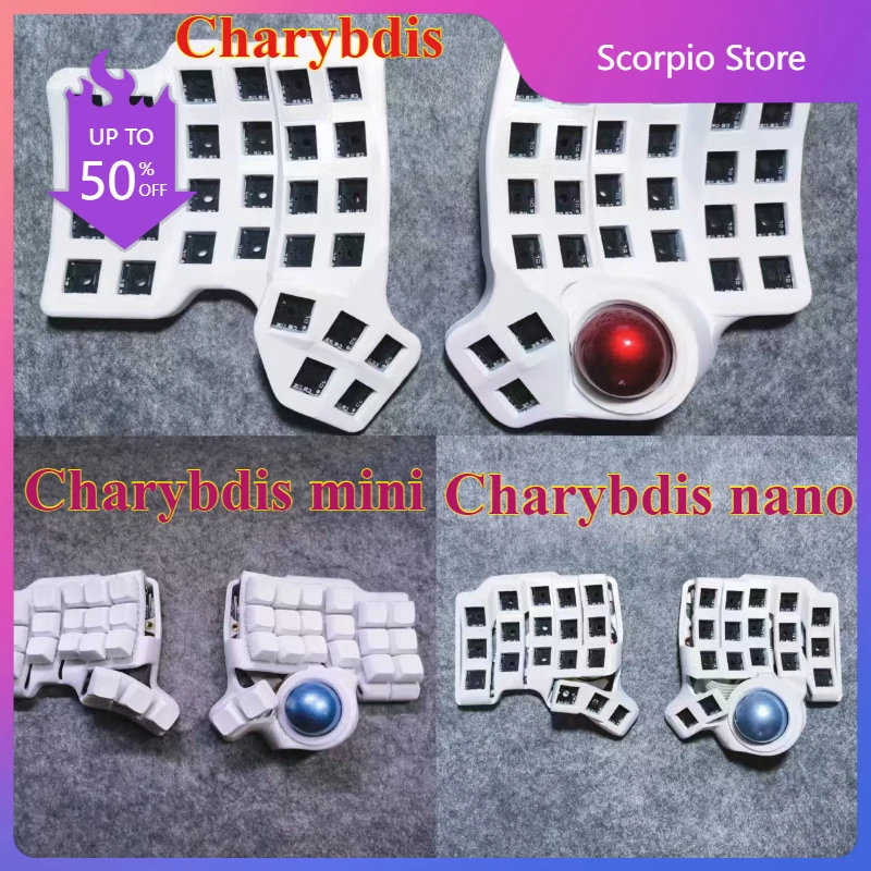 Bluetooth-клавиатура Charybdis с разрезом эргономичная