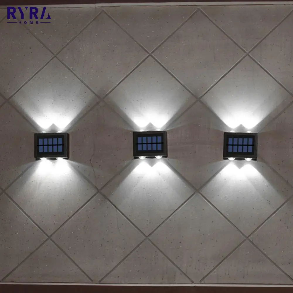 

Solar Light 4LED Highlight Solar Led Light Sunlight Lamp Waterproof Garden Decor Solar Wall Lamp For Garden Street Balcony Decor