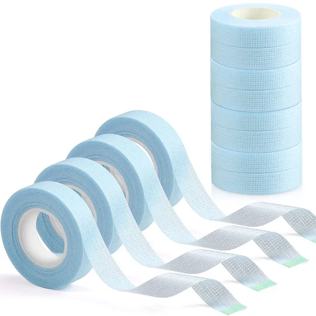 Eyelash Extension Tape Blue Breathable Green False Eyelash Patches for Building Extension Makeup Paper Under Eye Pads