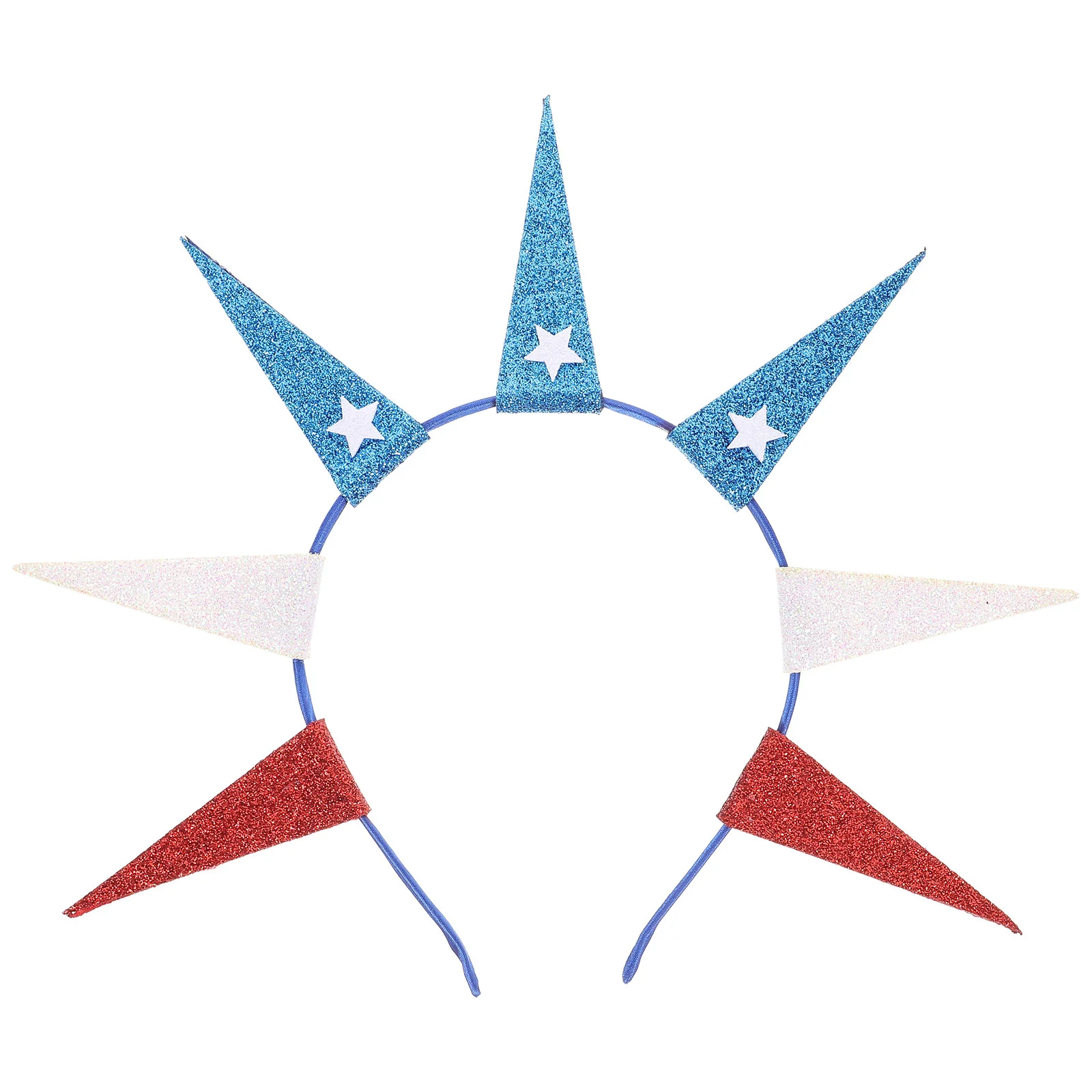 

Scarf Party Hairbands Independence Day Glow Decorations Headbands Americana Prop Shine Costume Hoop