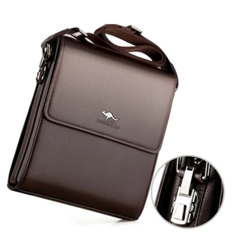 Сумка через плечо из натуральной воловьей кожи мужская кожаная сумка на деловая