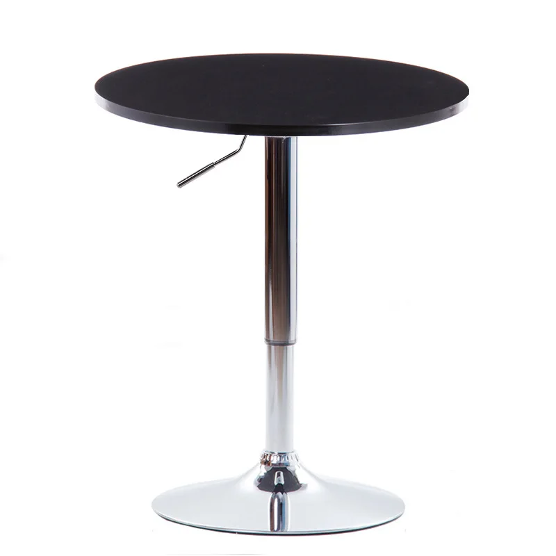 

C98 fashion bar table home high-footed small round table coffee table dining table conference negotiation table lifting rotati