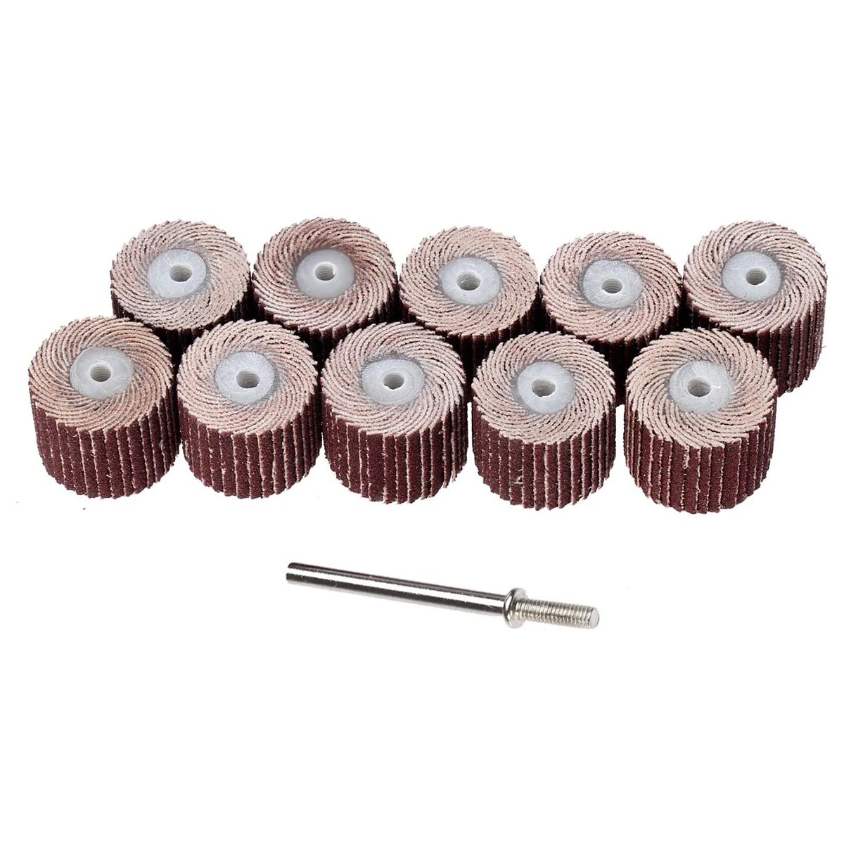 

Grinding parts Sanding Head Drive Power Tools Sanding Disc Sandpaper Sharp grinding 10* 10Pcs 10× 12~14mm Durable