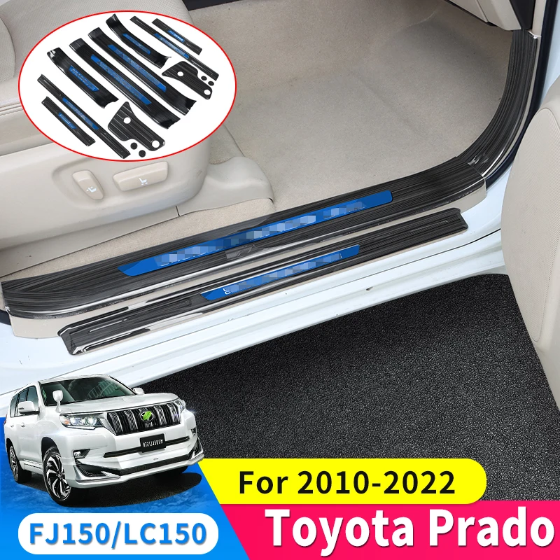 

2010-2021 Toyota Land Cruiser Prado 150 Lc150 Fj150 Stainless Steel threshold Pedal Protection Interior Decoration Accessories