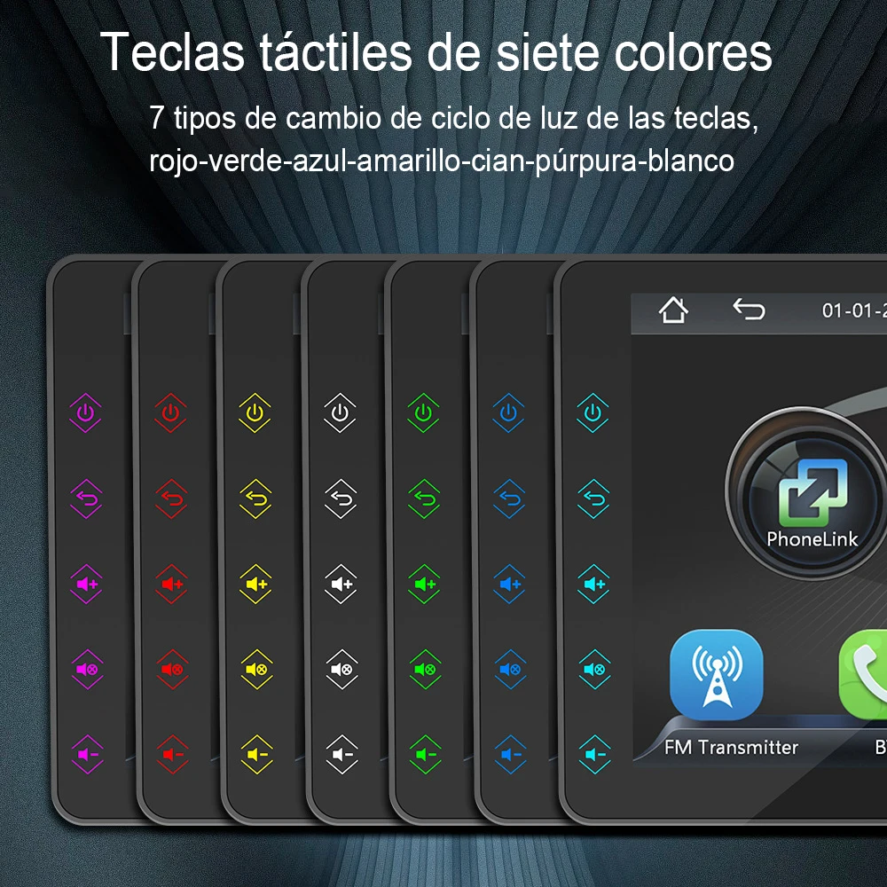 7-дюймовый автомобильный MP5 Carplay мультимедийный видеоплеер с камерой заднего вида