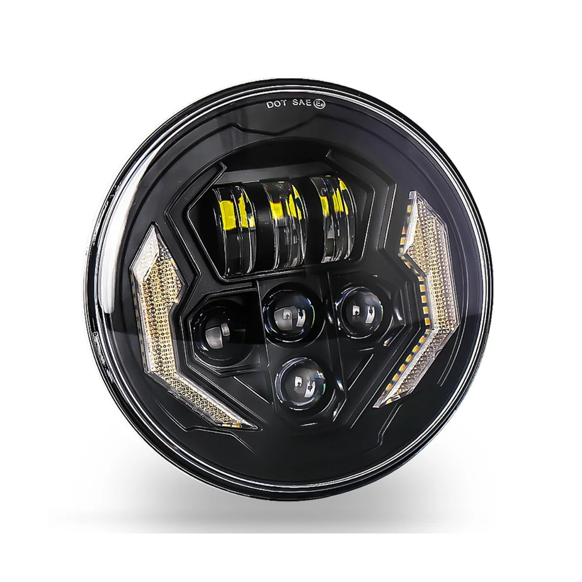 Новинка фары головного света для внедорожников Wrangler 12 В 60 Вт 55 см 1 пара круглые