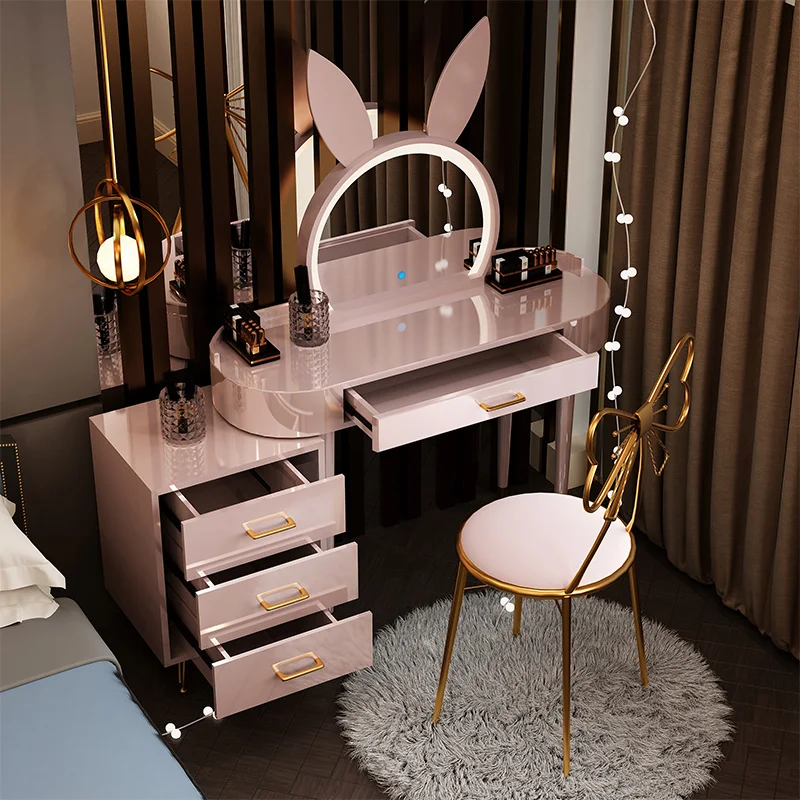 

Mirror Drawer Dressers Bedroom Organizing Womens Small Apartment Luxury Dresser Sets Makeup Roomcoiffeuse Household Items