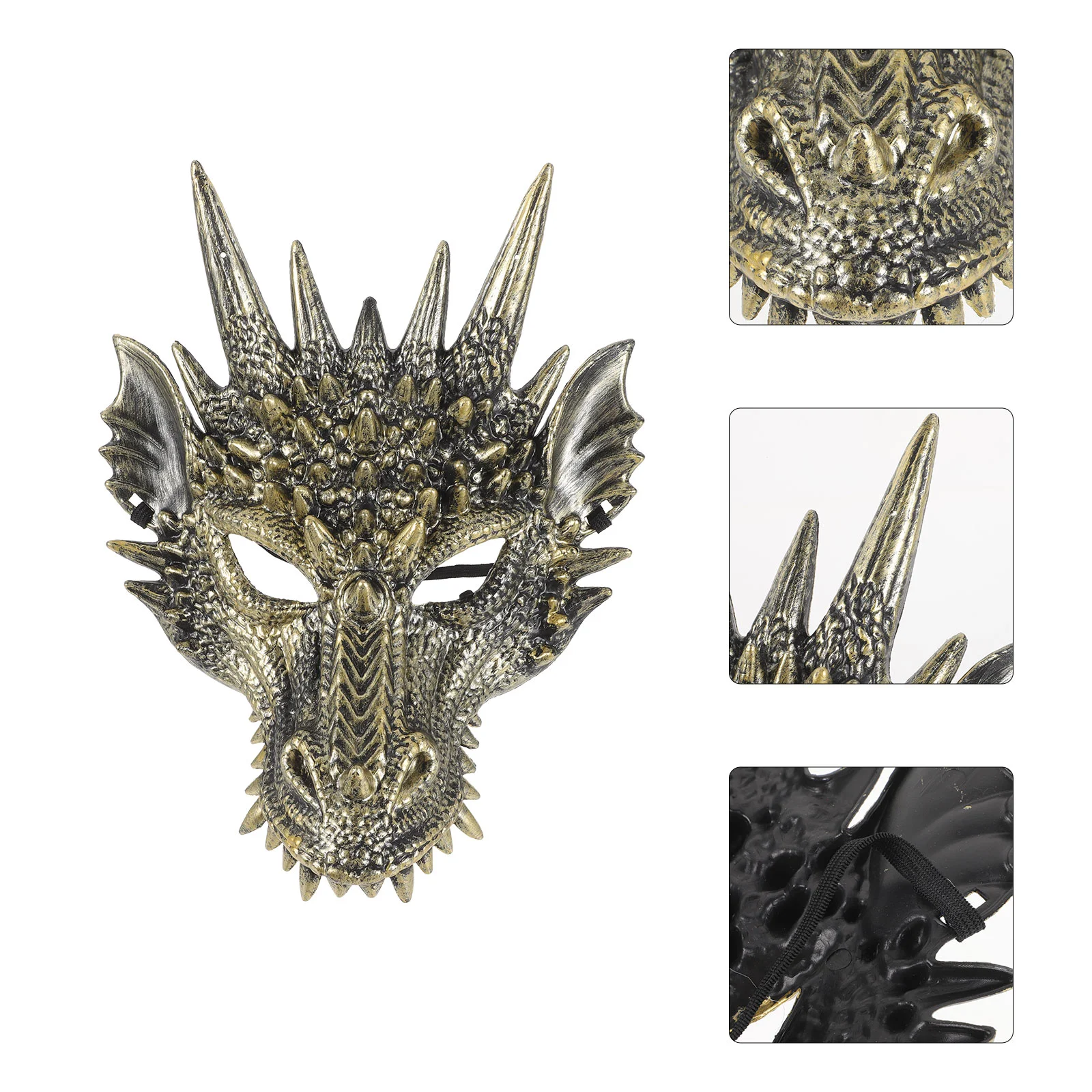 Маска животного аксессуар для костюма на Хэллоуин маски лица косплей Дракон