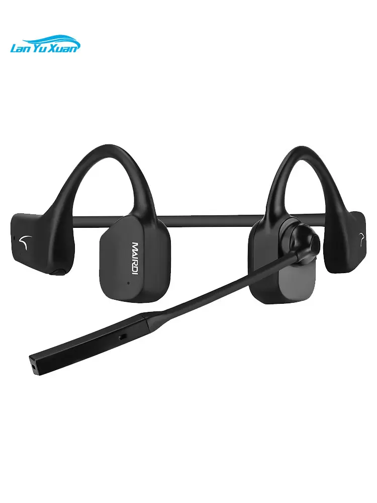 

Bluetooth headset real bone conduction running business sports wireless ear clip ear-hanging ear noise reduction